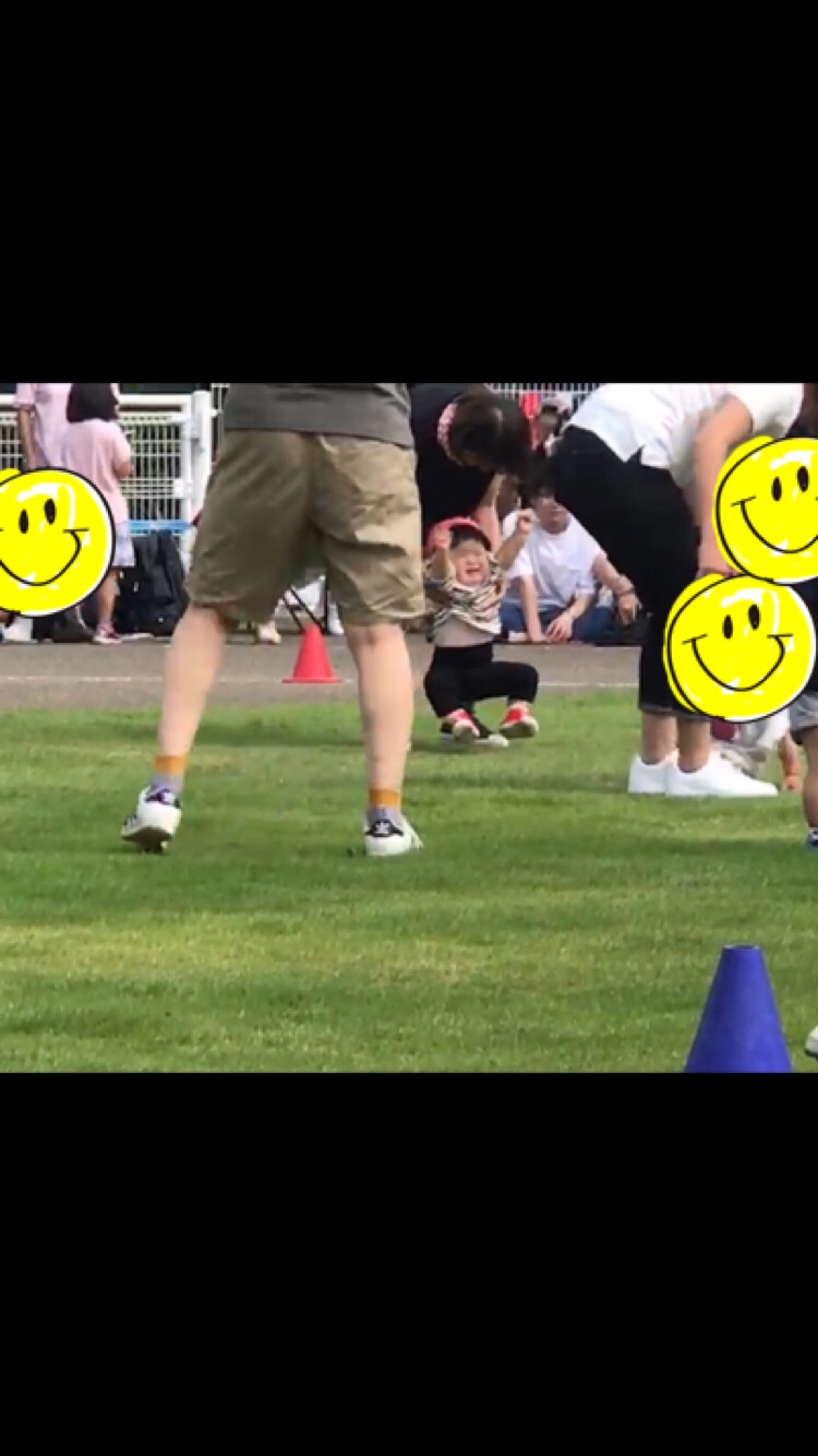 初めての運動会(ง°̀ﾛ°́)ง